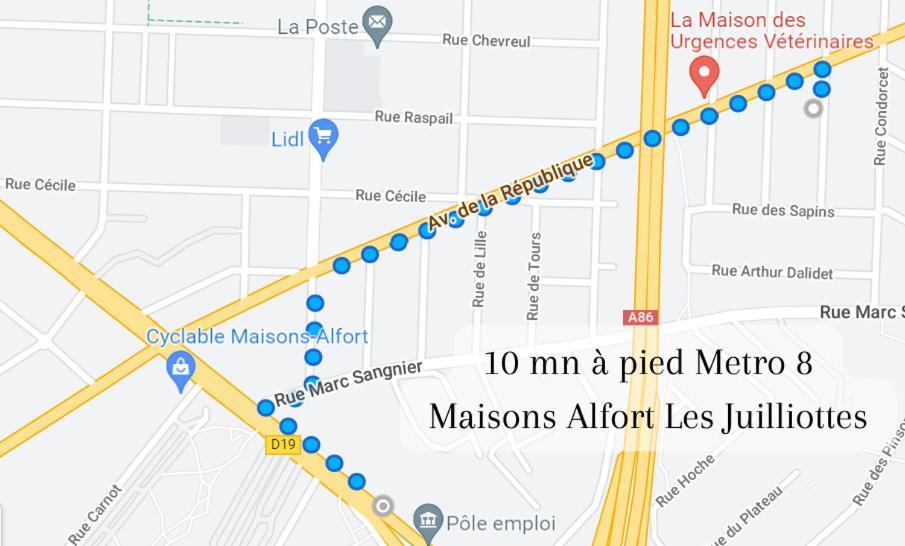 Escale-Marne Fr - 101 - Free Parking - Free Luggage Storage - All Equipped - Linen Included - Washing Machine - Luxury Eve Sleep Mattress 160X200 - 10Mn Walk Metro 8 - Rer A - Panoramic View - From 1 To 4 Guests Maisons-Alfort Exterior foto