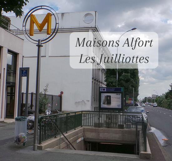 Escale-Marne Fr - 101 - Free Parking - Free Luggage Storage - All Equipped - Linen Included - Washing Machine - Luxury Eve Sleep Mattress 160X200 - 10Mn Walk Metro 8 - Rer A - Panoramic View - From 1 To 4 Guests Maisons-Alfort Exterior foto