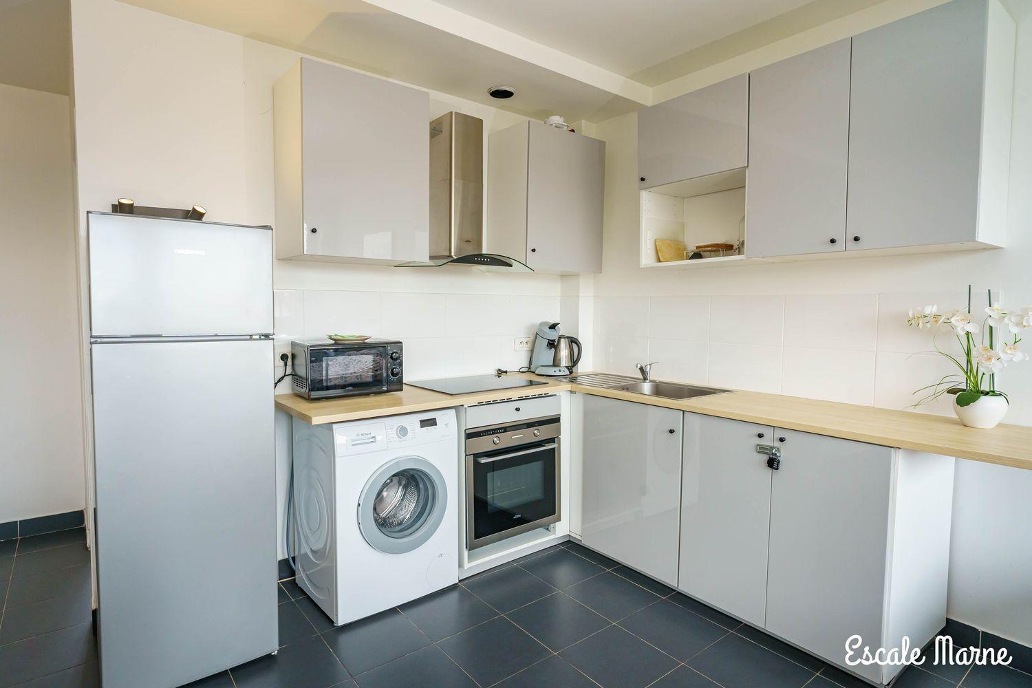 Escale-Marne Fr - 101 - Free Parking - Free Luggage Storage - All Equipped - Linen Included - Washing Machine - Luxury Eve Sleep Mattress 160X200 - 10Mn Walk Metro 8 - Rer A - Panoramic View - From 1 To 4 Guests Maisons-Alfort Exterior foto